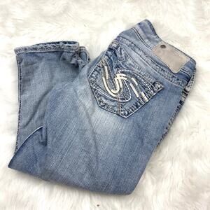 2/$30 Silver 26 Womens Tuesday Crop Denim Jeans